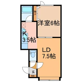 OakIII【1階】の間取り