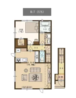 ユーソニアン妙高・美守Aの間取り