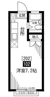 エステートピアU【2階】の間取り