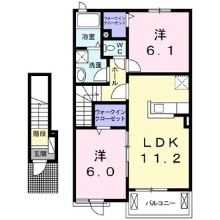 アルタイル V【2階】の間取り