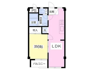 ブランクレスト【2階】の間取り