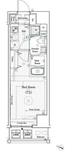 HY’s YOKOHAMA Felice【7階】の間取り