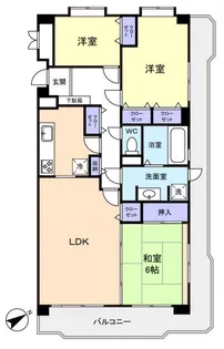 LEO拾八番館【3階】の間取り