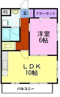 ベルケイト【1階】の間取り