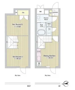 ラペルラ世田谷赤堤の間取り