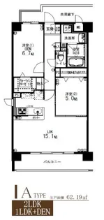 メゾングロリア【5階】の間取り