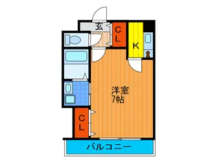 ラフォンテ十三【7階】の間取り