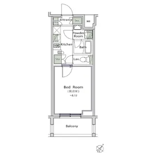 プレイ江古田【3階】の間取り