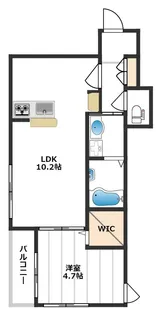 ヴィヴァ―チェ【1階】の間取り