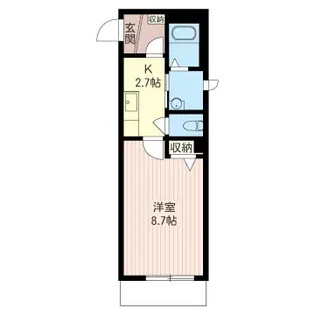 アミルス岡戸【2階】の間取り