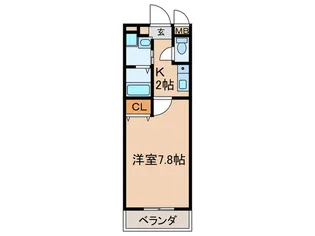 すまいる川名【4階】の間取り