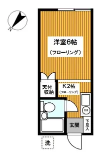 サニーウィング【2階】の間取り