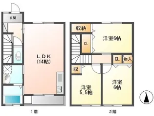 パインコートの間取り