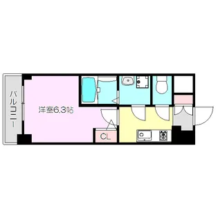エスリード新大阪グランゲートサウス【7階】の間取り