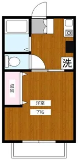 ラ・カスターニャA棟【2階】の間取り