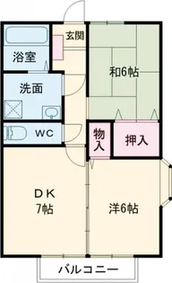 アクシス小佐々【1階】の間取り