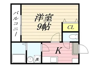 アコール相生【1階】の間取り