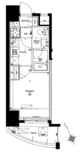 AZEST西巣鴨【8階】の間取り