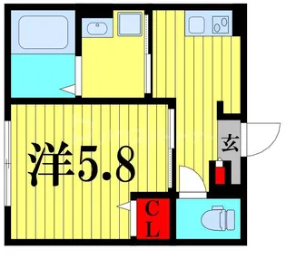 ル・カンフリエ柏中央【2階】の間取り