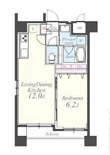 メゾン明神下【3階】の間取り