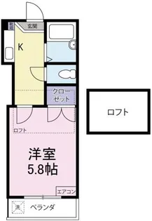 Brilliant CubeIII【2階】の間取り