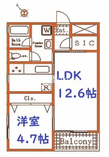 オークデンヒルズ【2階】の間取り