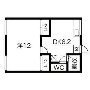 篠原ハイツ【1階】の間取り