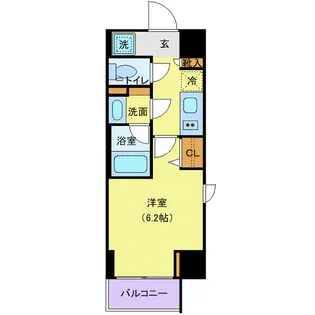 S-FORT鶴見中央【4階】の間取り