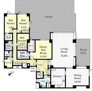 有栖川ホームズ【1階】の間取り