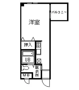 WING VIEW【4階】の間取り
