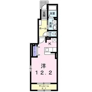 エレガンシアI【1階】の間取り
