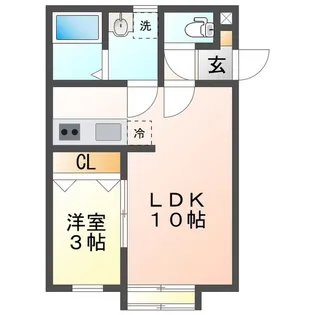 Carino【1階】の間取り