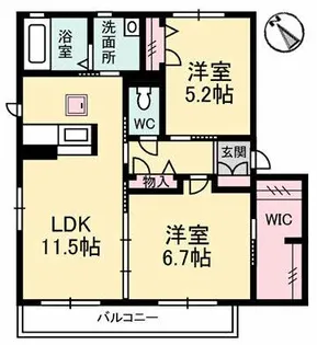 Birdie23【1階】の間取り
