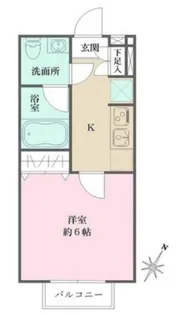 NORTH GARDEN【1階】の間取り