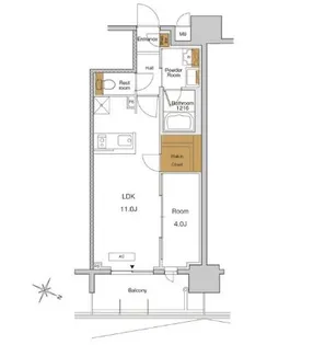 RJRプレシア東十条ガーデン【7階】の間取り