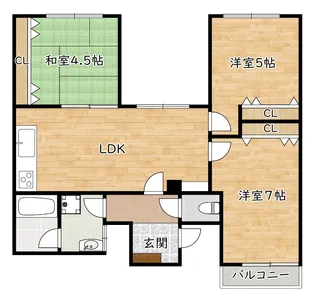 ドルミトリオ【1階】の間取り