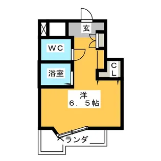 PROXY SQUARE 藤見ヶ丘【5階】の間取り