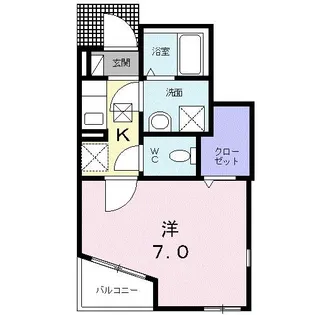 メゾン ひまわり【1階】の間取り