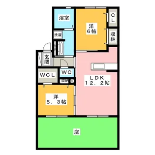ブランシュ恵比寿【1階】の間取り