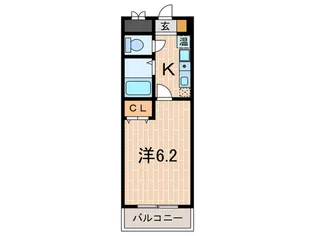 レ-ク魚住【3階】の間取り