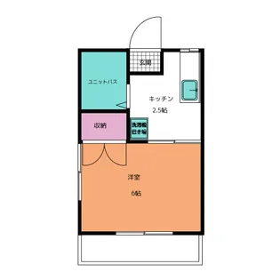 エステートピア市川III【2階】の間取り