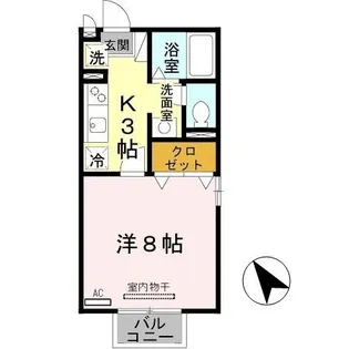 タイガーデンMATSUI【2階】の間取り