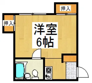 フジハイム【2階】の間取り