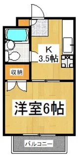 Mハイツ【1階】の間取り