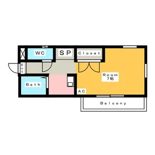 メゾン・ド・プロヴァンス【2階】の間取り