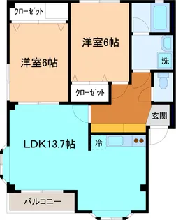 エスポワールI【2階】の間取り