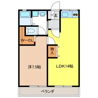 サンテ91【2階】の間取り