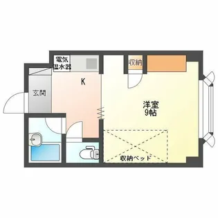 セイムサッポロ【3階】の間取り