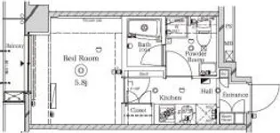 ラフィスタ池袋【7階】の間取り