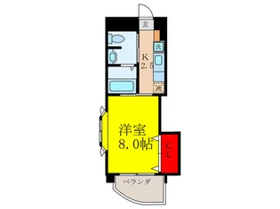 ドリ-ムズ・カム・トゥル-【6階】の間取り